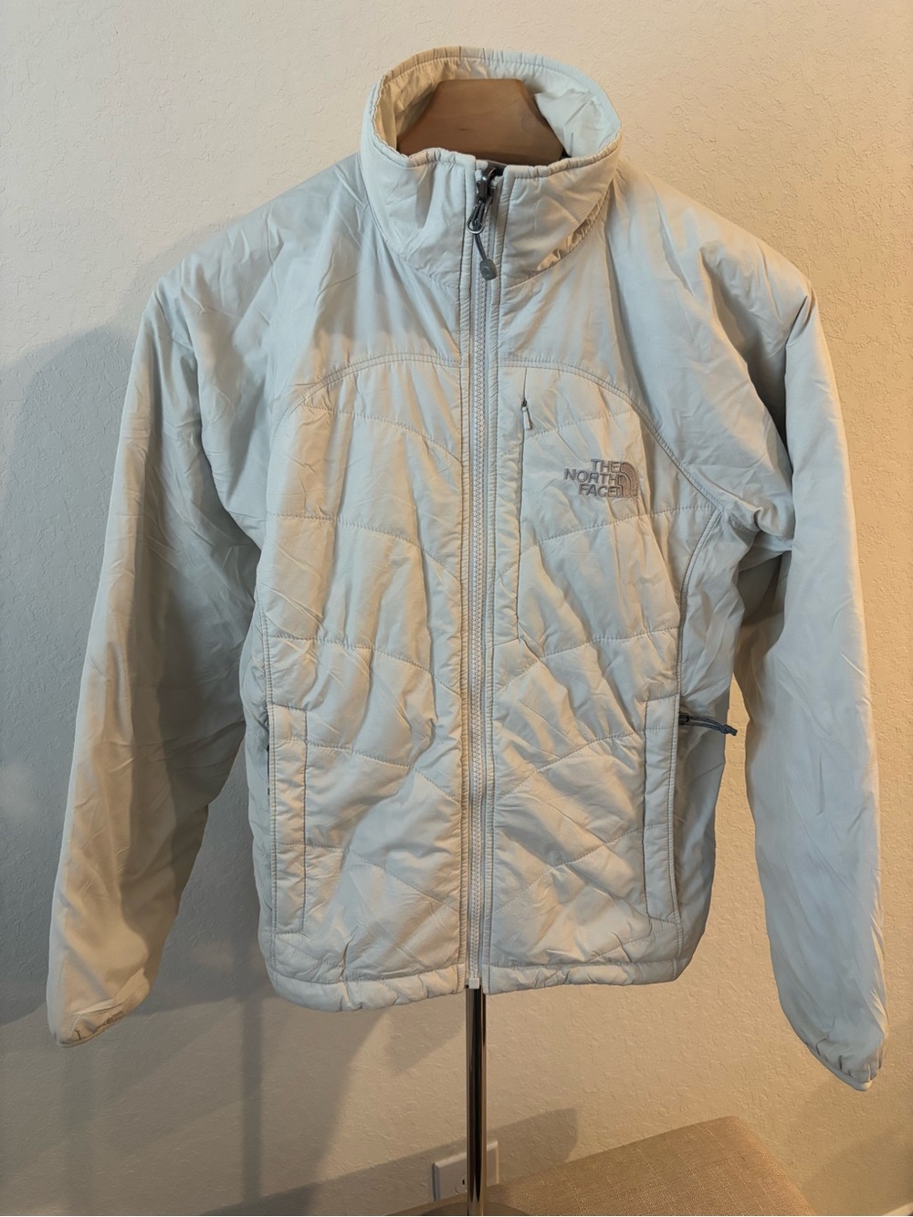 The North Face Redpoint Jacket PrimaLoft Cream Lightweight Puffer Womens XS 2009